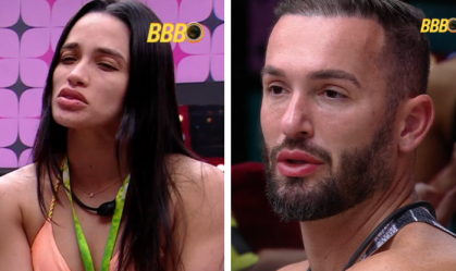 "Tudo você acha que é sobre você", diz Eva para Diego Hypólito no BBB25