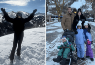 Fabiana Justus se despede de Aspen após férias com a família: "Gratidão"
