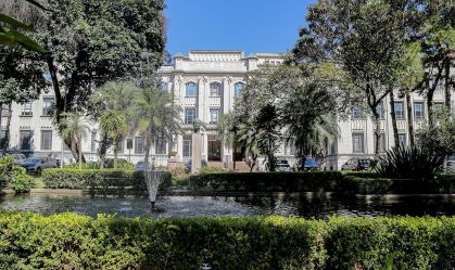 Fachada da Faculdade de Saúde Pública da USP