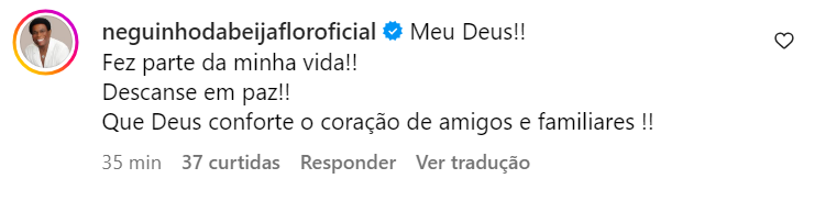 Famosos lamentam morte de Léo Batista • Reprodução/ Instagram