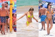 Famosos curtem primeiro fim de semana de verão 2025 na praia; veja as fotos