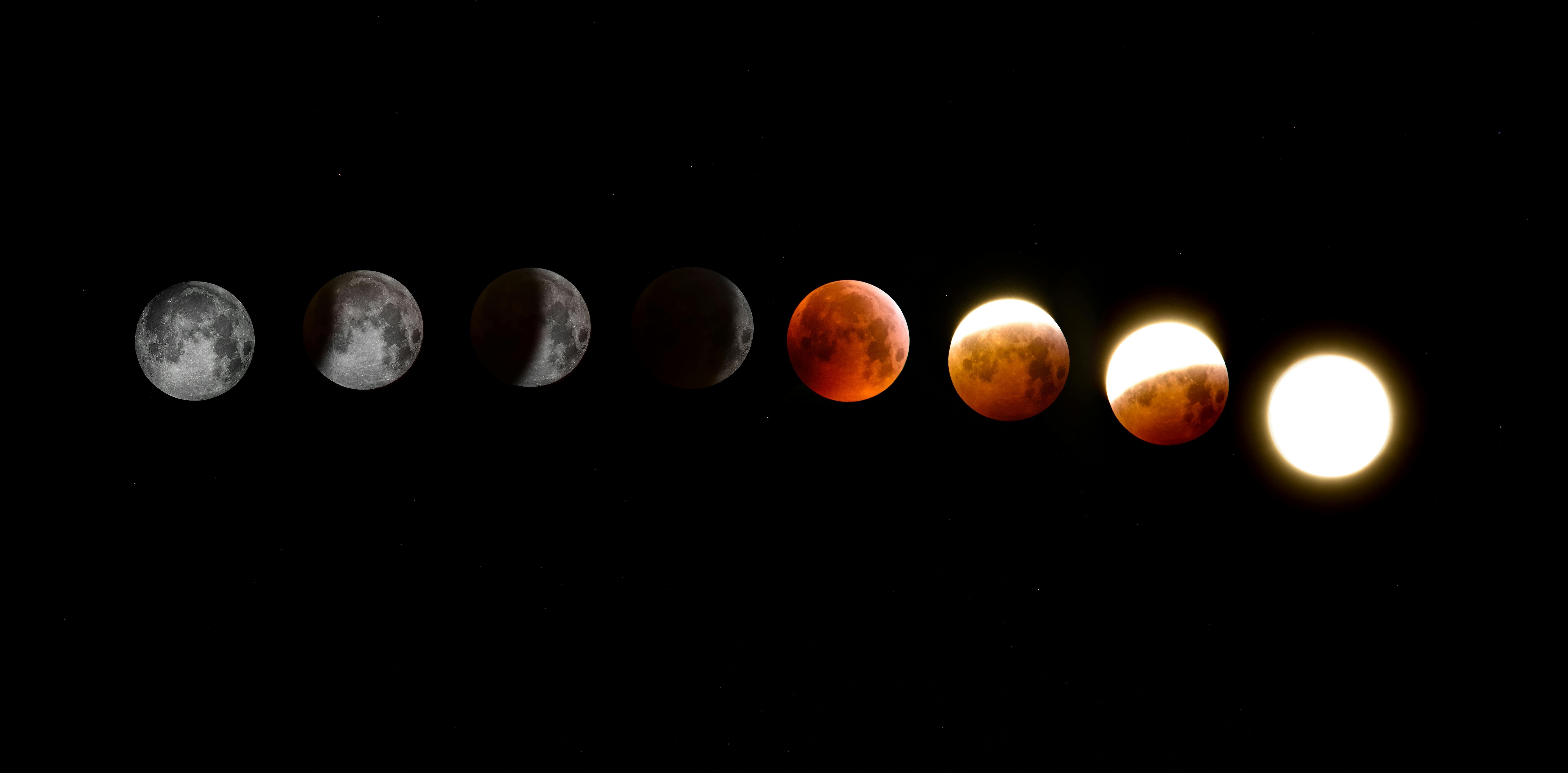 Fases da Lua • Pexels