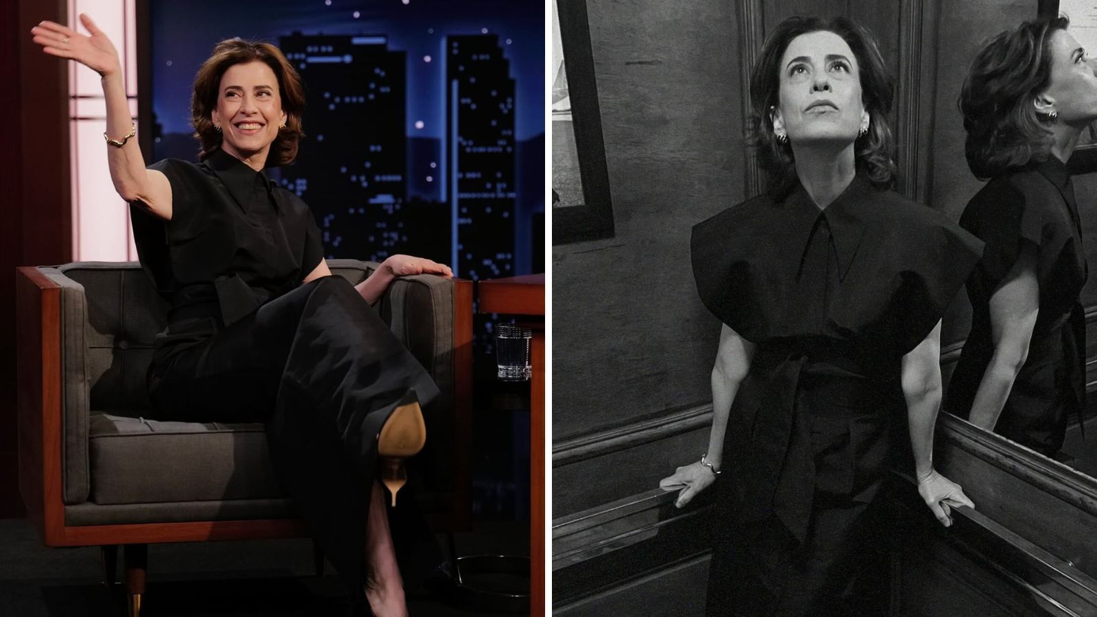 Fernanda Torres no talk show de Jimmy Kimmel
