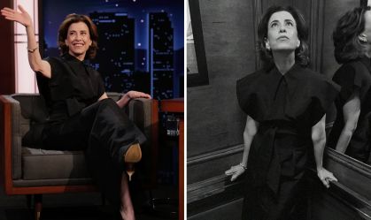 Fernanda Torres no talk show de Jimmy Kimmel