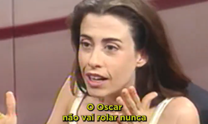 Web resgatou um vídeo de uma entrevista dada por ela em 1998 dizendo que nunca chegaria a receber um Oscar