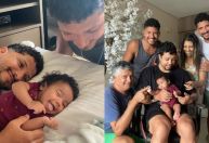 Yuri Lima mostra filha com a família: "Veio para mudar minha vida"