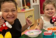 Filha de Viih Tube reencontra filho de Bianca Andrade: "Terceiro dia juntos"