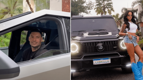 Famosos ostentam carros de luxo nas redes sociais