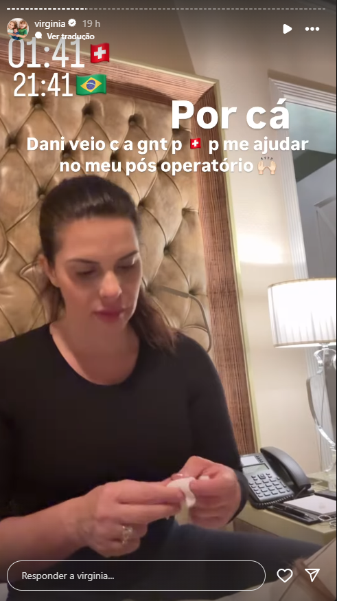 Influenciadora passou por cirurgia de retirada da hérnia umbilical no início de janeiro • Instagram/Virginia Fonseca