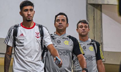 Chegada do Flamengo ao estádio Amigão para o jogo contra o Madureira