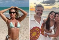Flávia Alessandra abre álbum de fotos e se despede de viagem de férias