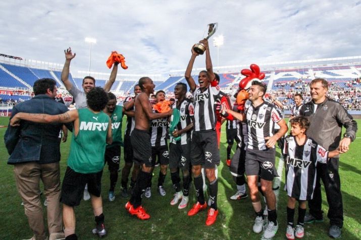 Jogadores do Galo comemorando o título da FC Series • Foto: Divulgação/Atlético-MG