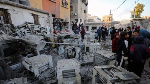 Ataque de Israel em Gaza.