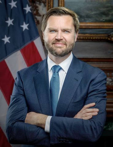 Foto oficial de JD Vance para o mandato como vice-presidente dos Estados Unidos • Divulgação