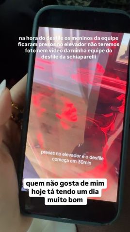 Gkay fala sobre perrengue para criar conteúdo na Semana de Moda de Paris • Instagram/Gkay