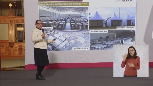 Secretária do Interior do México, Rosa Icela Rodriguez.