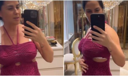 Graciele Lacerda mostra tamanho da barriga após dar à luz Clara; veja