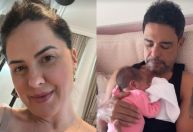 Graciele Lacerda mostra Zezé Di Camargo ninando a filha: "Ele acalma ela"