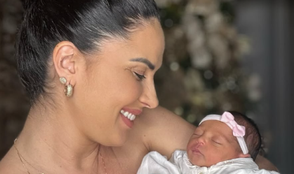 Graciele Lacerda posta fotos de ensaio newborn da filha com Zezé; confira