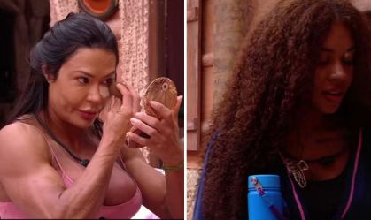 Gracyanne opina sobre aproximação de Maike e Renata