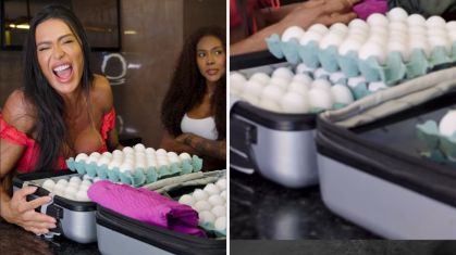 Garcyanne Barbosa brinca sobre levar ovos para o BBB 24