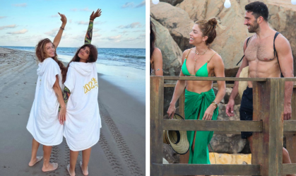 Grazi Massafera curte férias na praia com filha e suposto affair; veja fotos