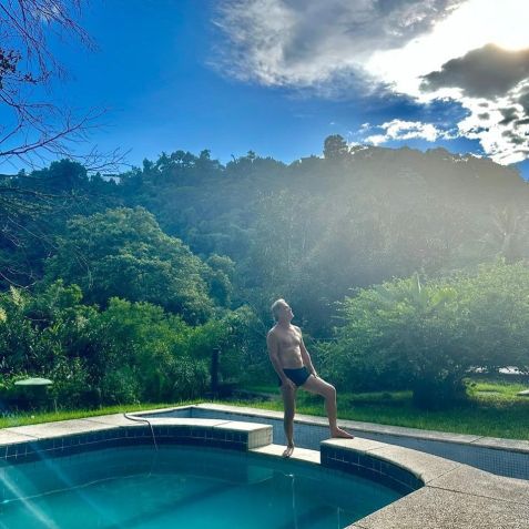 Guilherme Fontes mostra tanquinho em dia de piscina • Instagram / Guilherme Fontes