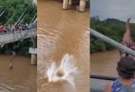 Homem morre afogado após pular em rio no interior de SP