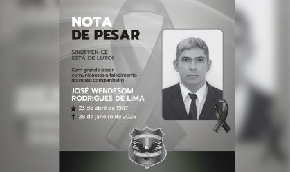 Policial penal morre após ser atacado por suspeitos armados no CE