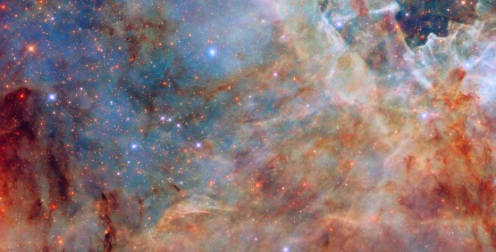 Nasa compartilhou a imagem que mostra o local onde são encontradas as estrelas mais massivas já registradas, com cerca de 200 vezes a massa do Sol