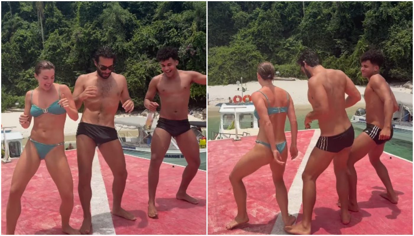 Humberto Carrão, Alice Wegmann e Lucas Leto
