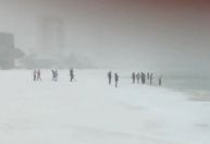 Rara tempestade de neve atinge regiões do norte da Flórida