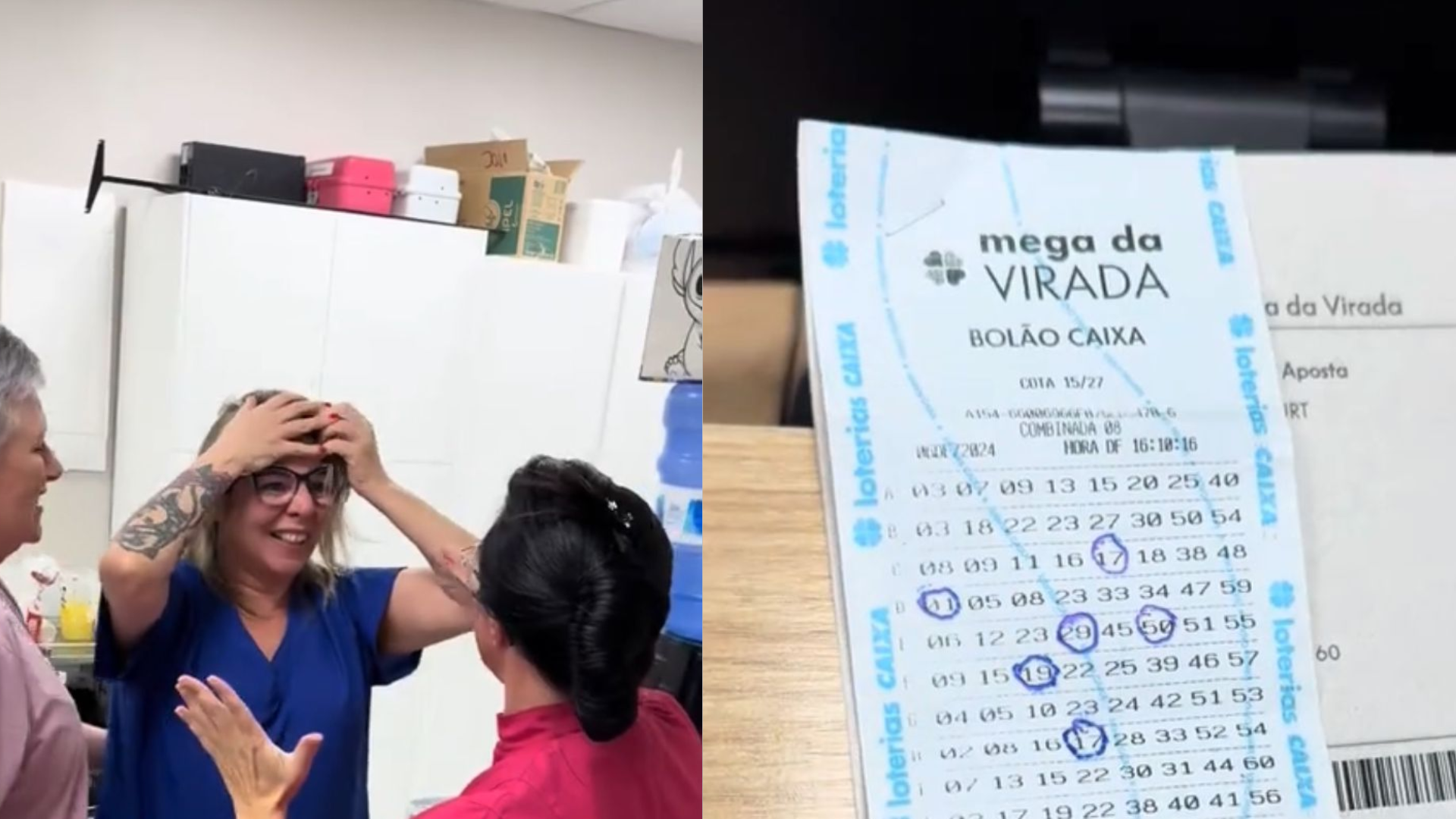 MULHER CONFUNDE RESULTADO DA MEGA DA VIRADA