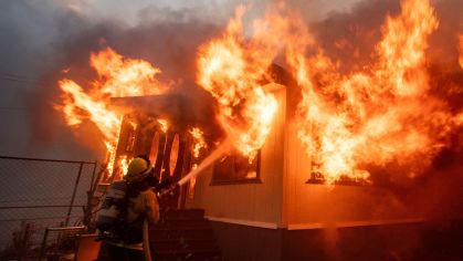 Incêndio em Palisades.
