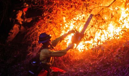 Incêndio em Los Angeles.