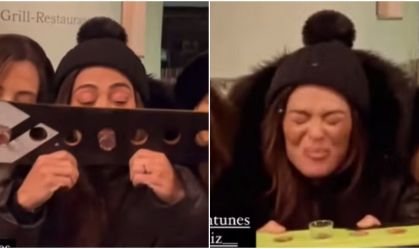 Juliana Paes vira shot de bebida na Suíça ao lado das amigas; assista