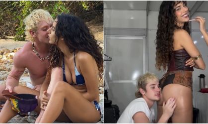 Juliano Floss se declara à Marina Sena com vídeo romântico; assista