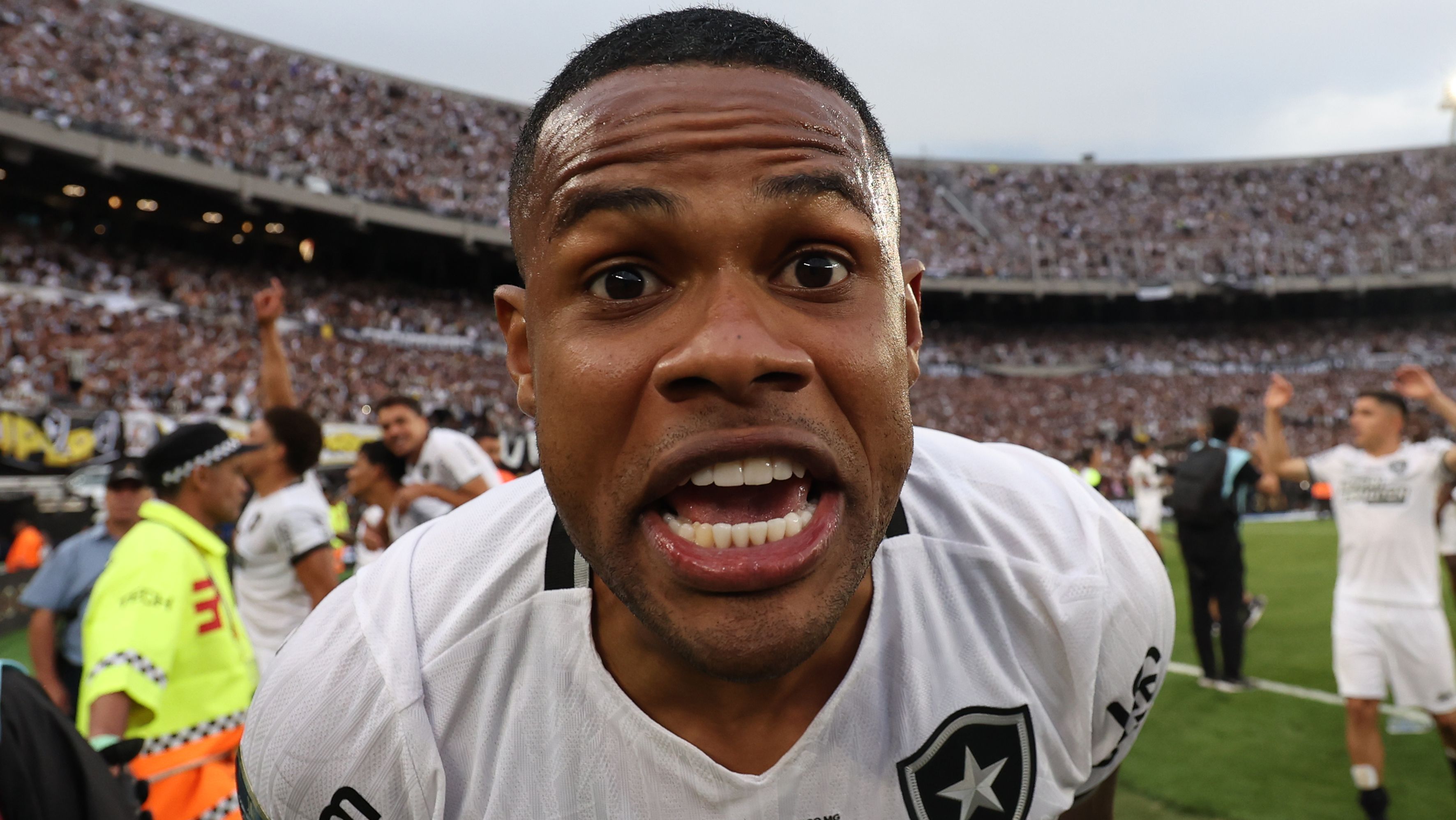 Júnior Santos comemora título da Libertadores