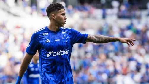 Kaio Jorge, do Cruzeiro, admitiu que vem jogando com dores desde 2024