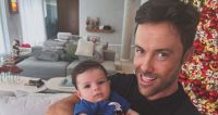 Kayky Brito posa com filho caçula de Sthefany Brito; veja