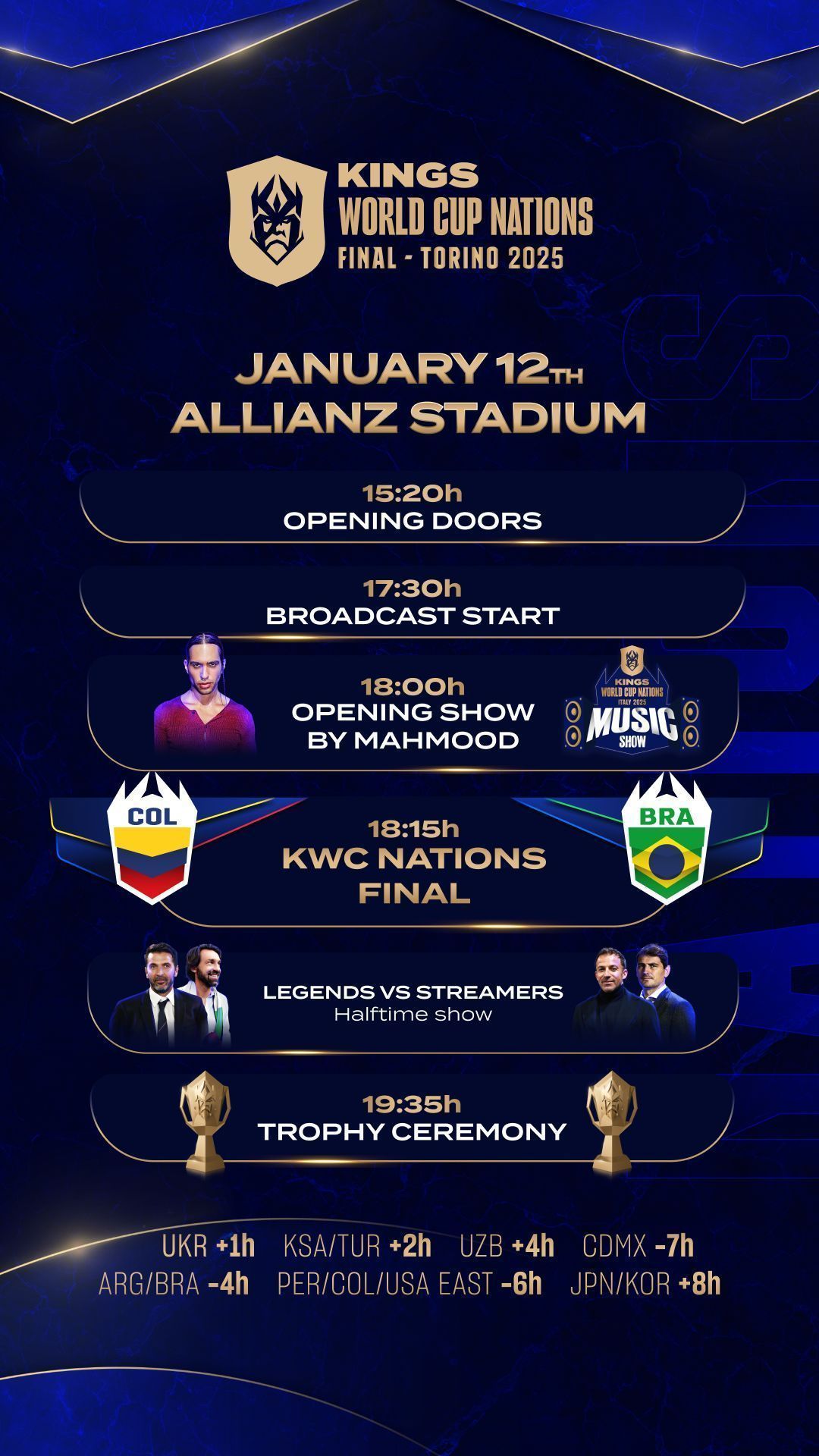 Final da Kings League será entre Brasil e Colômbia • Divulgação