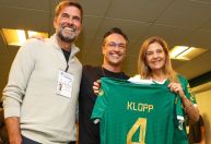 Ex-técnico do Liverpool, Klopp acompanha jogo entre Palmeiras e Bragantino