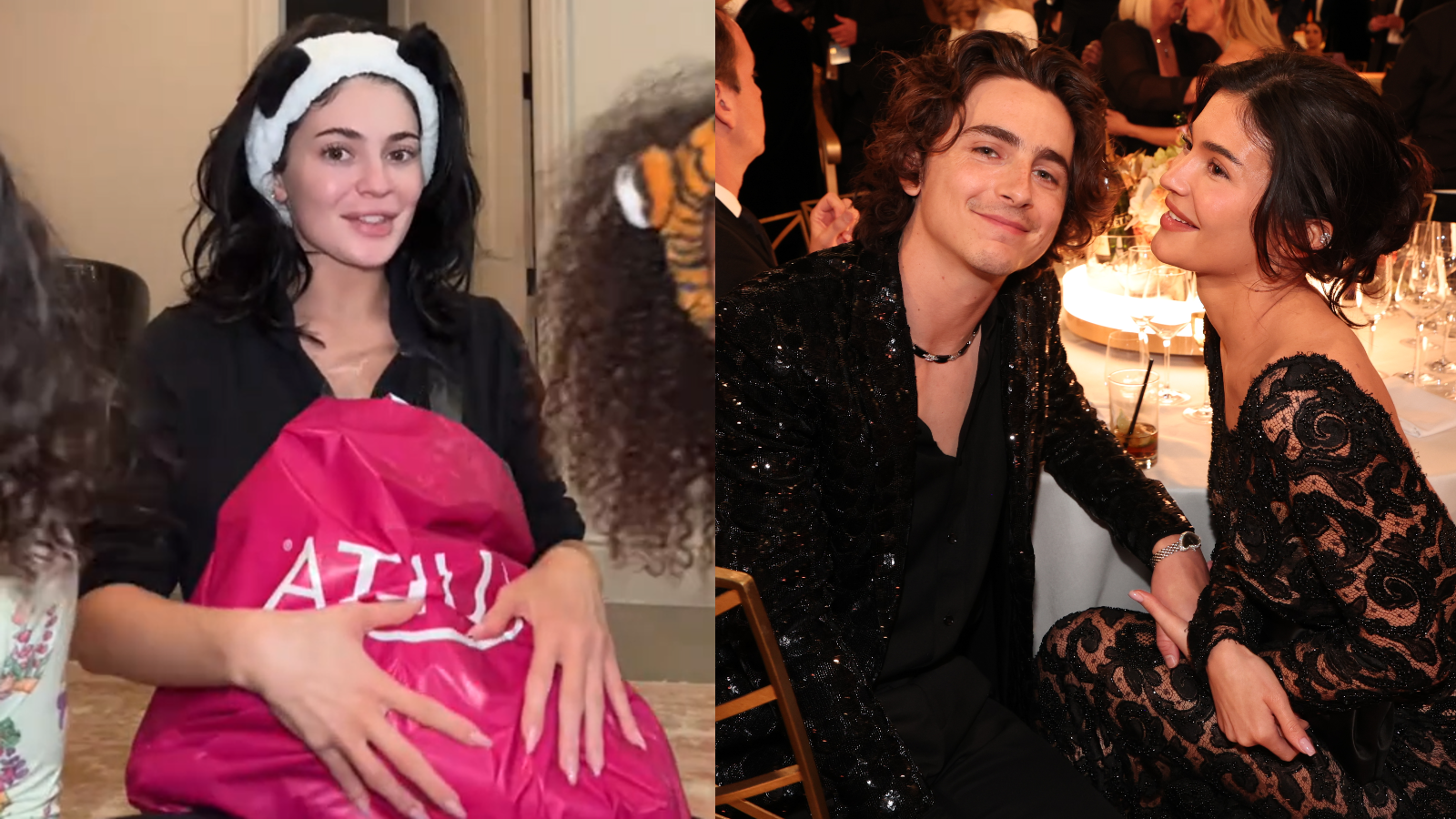 Nas imagens, ela esconde a barriga com uma sacola, comportamento que os usuários das redes sociais comentam ser seu padrão para disfarçar uma nova gravidez