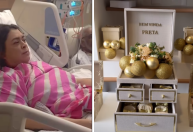 Após alta da UTI, Preta Gil mostra lembrancinhas em quarto de hospital; veja
