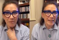 Lilia Cabral relata "susto" após cair durante gravação de novela