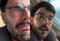 Luan Pereira relata susto em viagem de avião: "Achei que ia cair"