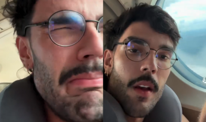 Luan Pereira relata susto em viagem de avião: "Achei que ia cair"