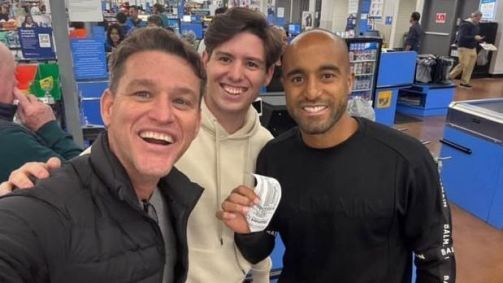Torcedores pagam conta de Lucas em mercado nos Estados Unidos