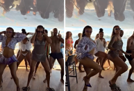 Em barco, Ludmilla posta vídeo dançando funk ao lado de Victoria Monét; veja