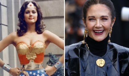 Lynda Carter, de "Mulher-Maravilha", faz rara aparição em Paris